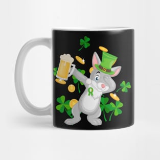 Bunny Dabbing St. Patrick's Day Mug